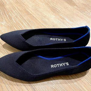 Rothy's The Point Flats - Maritime Navy, Size 7